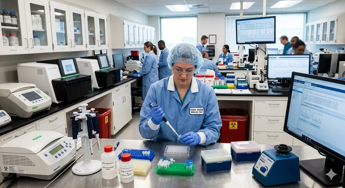 Molecular pathology laboratory technician